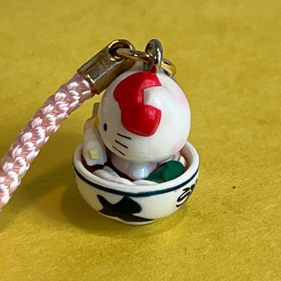 Vintage Hello Kitty　Local Netsuke "Osaka Takoyaki & Kagawa Udon" - Picture 3 of 8